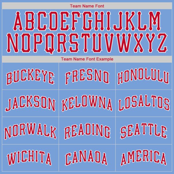 Custom Light Blue Red-White Round Neck Rib-Knit Basketball Jersey