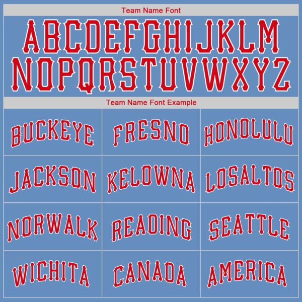 Custom Light Blue Red-White Authentic Throwback Rib-Knit Baseball Jersey Shirt