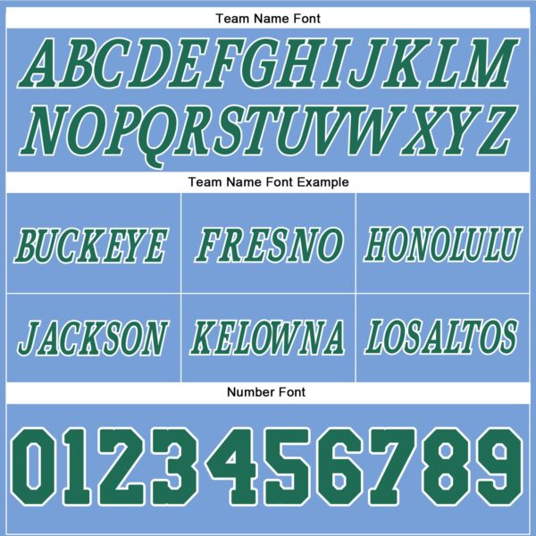 Custom Light Blue Kelly Green-White Authentic Throwback Basketball Shorts