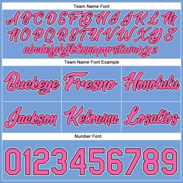 Custom Light Blue Pink-Black Authentic Throwback Basketball Shorts