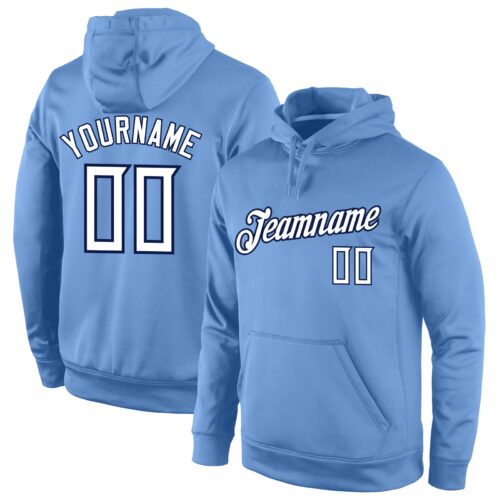 light_blue_0116 Custom Stitched Light Blue White-Navy Sports Pullover Sweatshirt Hoodie