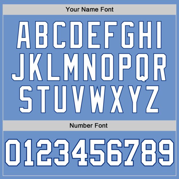 Custom Light Blue White-Royal Authentic Baseball Jersey