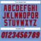 Custom Light Blue Red-Navy Authentic Baseball Jersey