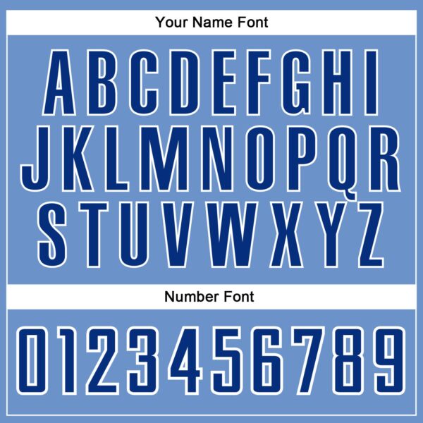 Custom Light Blue Royal-Gold Authentic Baseball Jersey