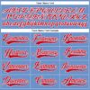 Custom Light Blue Red-White Authentic Baseball Jersey