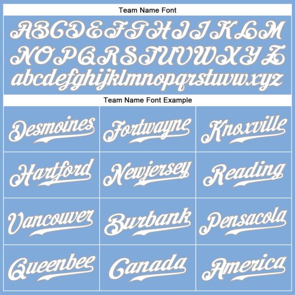 Custom Light Blue White-Gray Authentic Baseball Jersey