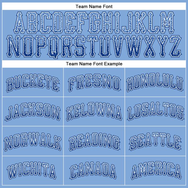 Custom Light Blue Royal-White Authentic Drift Fashion Baseball Jersey