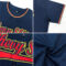 Custom Navy Red-White Authentic Baseball Jersey