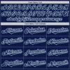 Custom Navy Navy-Powder Blue Authentic Baseball Jersey