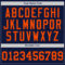 Custom Navy Orange Authentic Baseball Jersey