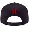 Custom Navy Red-Gold Stitched Adjustable Snapback Hat