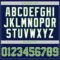 Custom Navy Neon Green-White Authentic Baseball Jersey