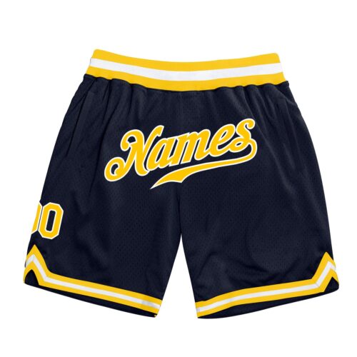 navy_0166_b2b0e0a6-acfe-4c59-8e29-16691617f484 Custom Navy Gold-White Authentic Throwback Basketball Shorts