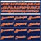 Custom Navy Orange-White Authentic Baseball Jersey