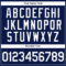 Custom Navy White-Light Blue Authentic Baseball Jersey