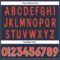 navy_0212-5 Custom Navy Orange-White Mesh Authentic Throwback Football Jersey