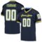 navy_0214 Custom Navy White-Powder Blue Mesh Authentic Throwback Football Jersey