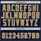 Custom Navy Old Gold-White Authentic Baseball Jersey