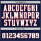 Custom Navy White-Red Authentic Baseball Jersey