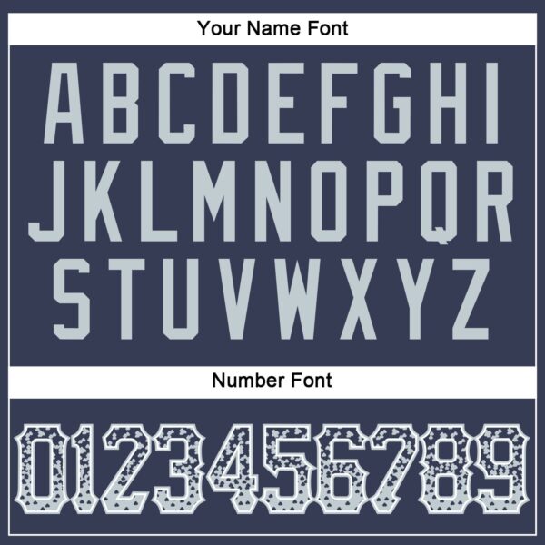 Custom Navy Silver-White Authentic Drift Fashion Baseball Jersey