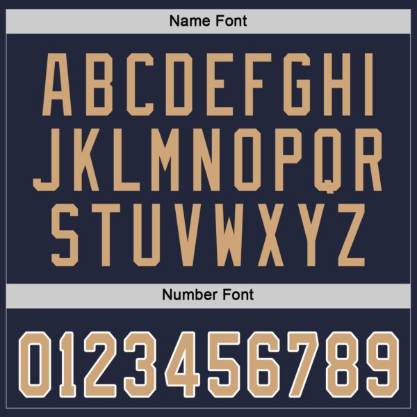 Custom Navy Old Gold-White Hockey Jersey