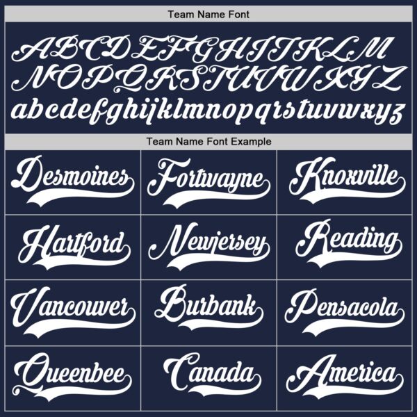 Custom Navy White Authentic Baseball Jersey