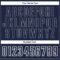 Custom Navy Navy-Gray Authentic Baseball Jersey
