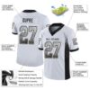 Custom White Black-Vegas Gold Drift Fashion Football Jersey