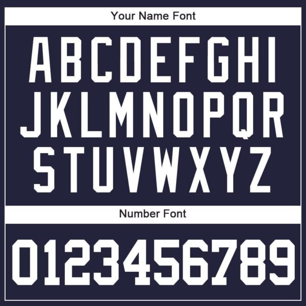 Custom Navy White Baseball Jersey