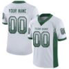 Custom White Grass Green-Black Drift Fashion Football Jersey