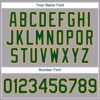 Custom Gray Green-Gold Baseball Jersey