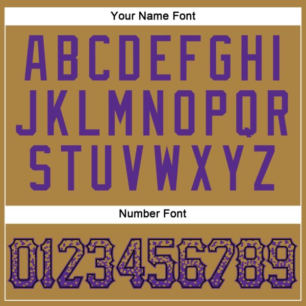 Custom Old Gold Purple-Black Authentic Drift Fashion Baseball Jersey