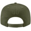 Custom Olive Olive-Black Stitched Adjustable Snapback Salute To Service Hat