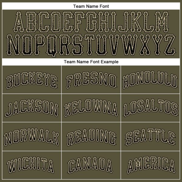 Custom Olive Black-Cream Authentic Drift Fashion Salute To Service Baseball Jersey