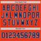 Custom Orange Navy-White Authentic Baseball Jersey