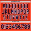 Custom Orange Navy-White Authentic Baseball Jersey