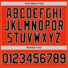 Custom Orange Black-White Authentic Baseball Jersey