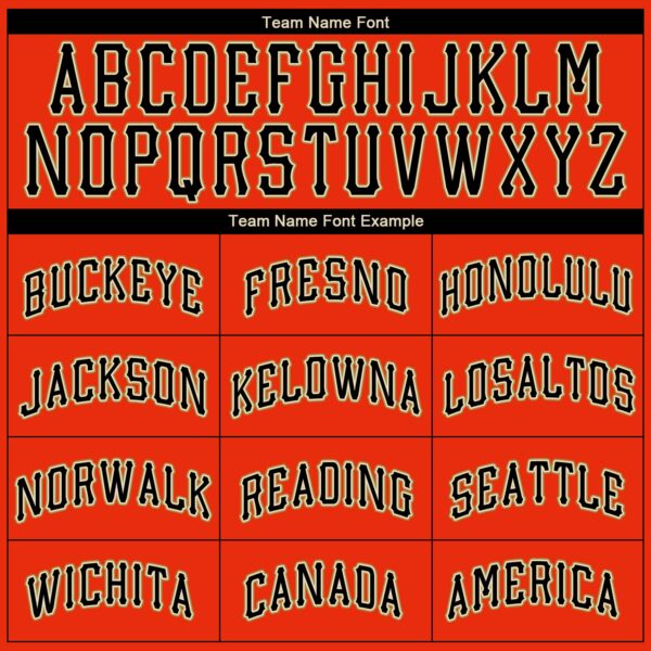 Custom Orange Black-Old Gold Authentic Baseball Jersey