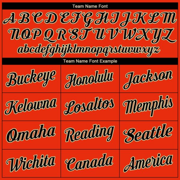 Custom Orange Black-Old Gold Authentic Baseball Jersey