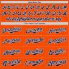 Custom Orange Navy-White Authentic Baseball Jersey