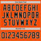 Custom Orange Black-White Authentic Baseball Jersey
