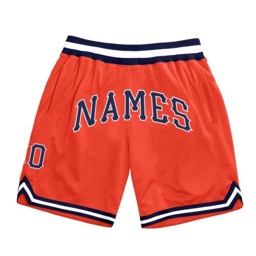 orange_0080_a6bc132e-88f3-40d5-af15-6041abf0d435 Custom Orange Navy-White Authentic Throwback Basketball Shorts
