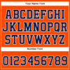 Custom Orange Navy-White Authentic Baseball Jersey