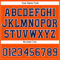Custom Orange Navy-White Authentic Baseball Jersey