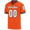 orange_0101-1 Custom Orange White-Black Mesh Authentic Throwback Football Jersey