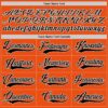 Custom Orange Black-White Authentic Baseball Jersey