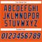 Custom Orange Navy-White Authentic Baseball Jersey