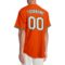 Custom Orange White-Kelly Green Authentic Baseball Jersey