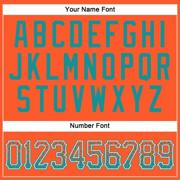 Custom Orange Teal-White Authentic Drift Fashion Baseball Jersey