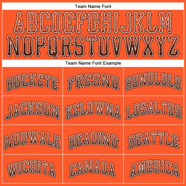 Custom Orange Brown-White Authentic Drift Fashion Baseball Jersey